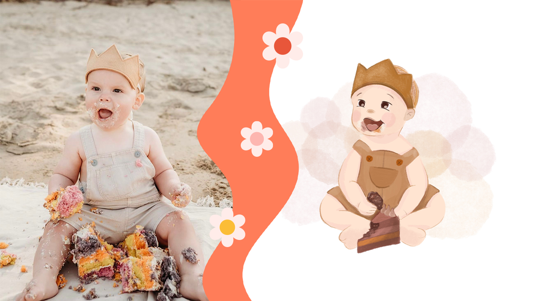 From Snapshot to Keepsake: A Special Birthday Portrait for 1-Year-Old Ollie