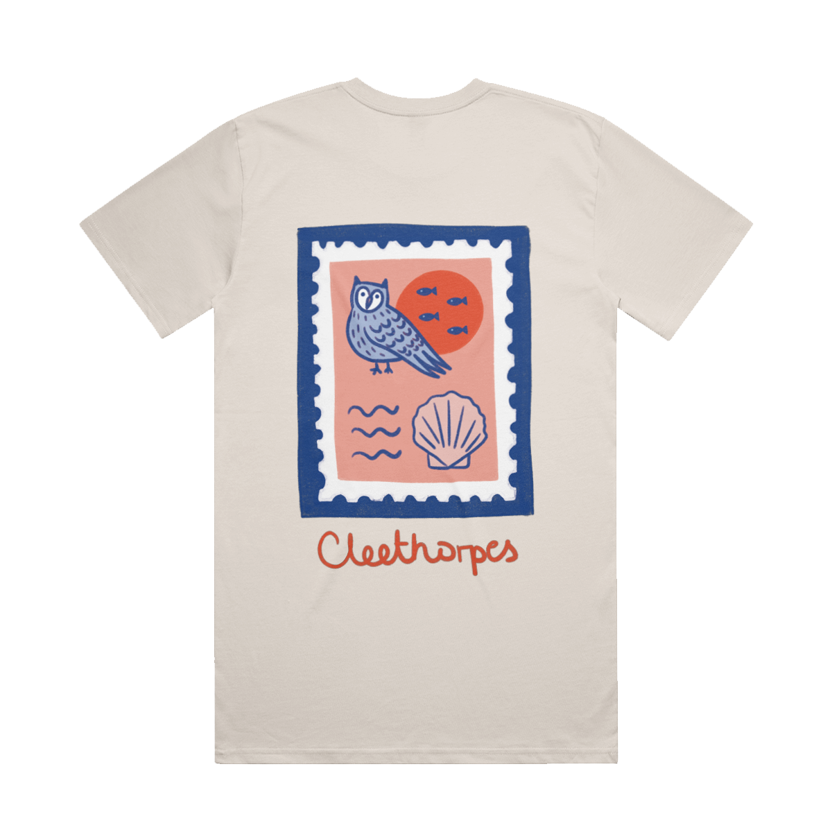 La Ola Studio Cleethorpes Stamp tshirt Back Printing