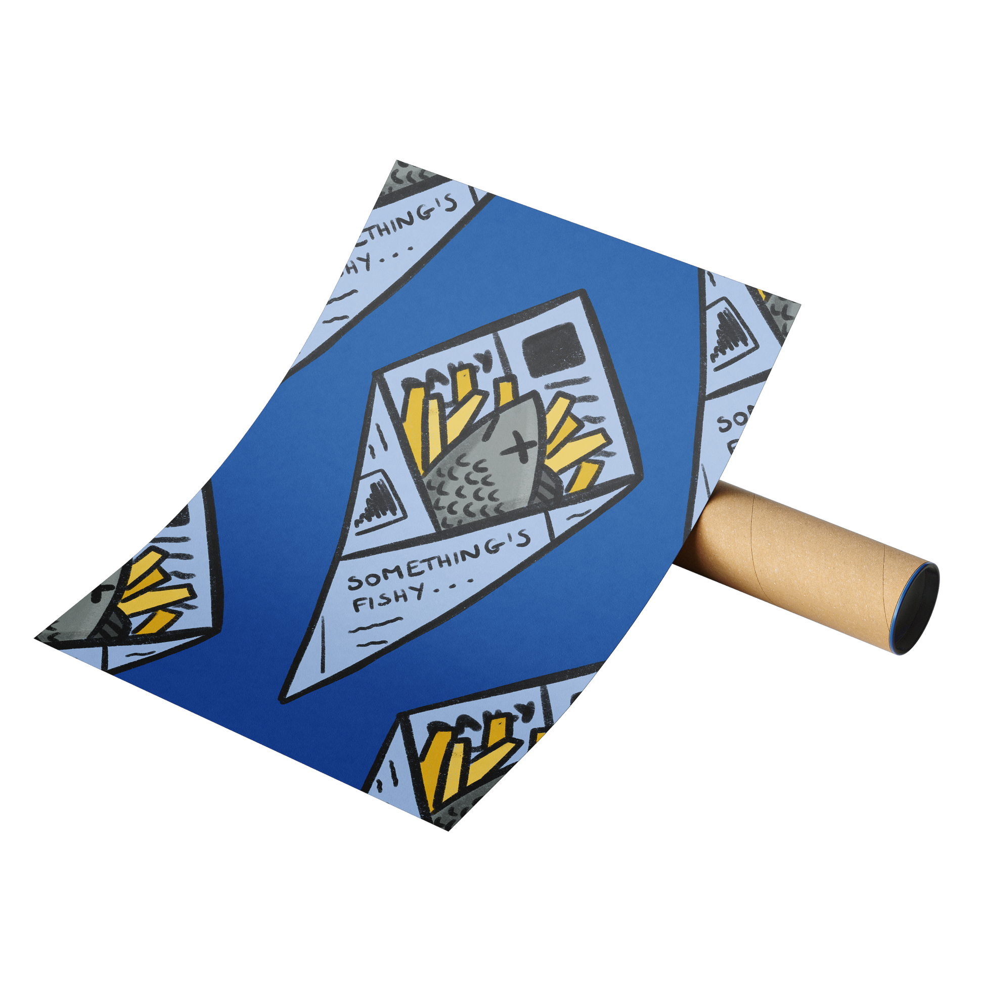 Poster Mockup La Ola Studio Fish and chips