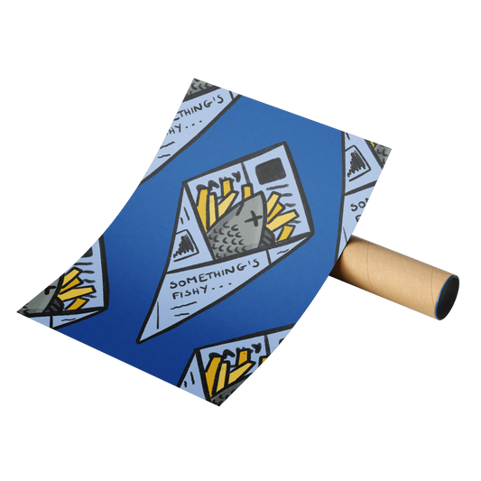Poster Mockup La Ola Studio Fish and chips
