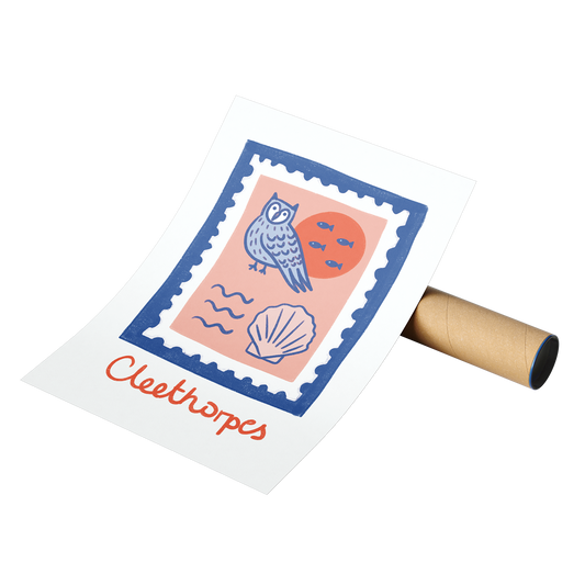 Poster Mockup Stamp Cleethorpes La Ola Studio