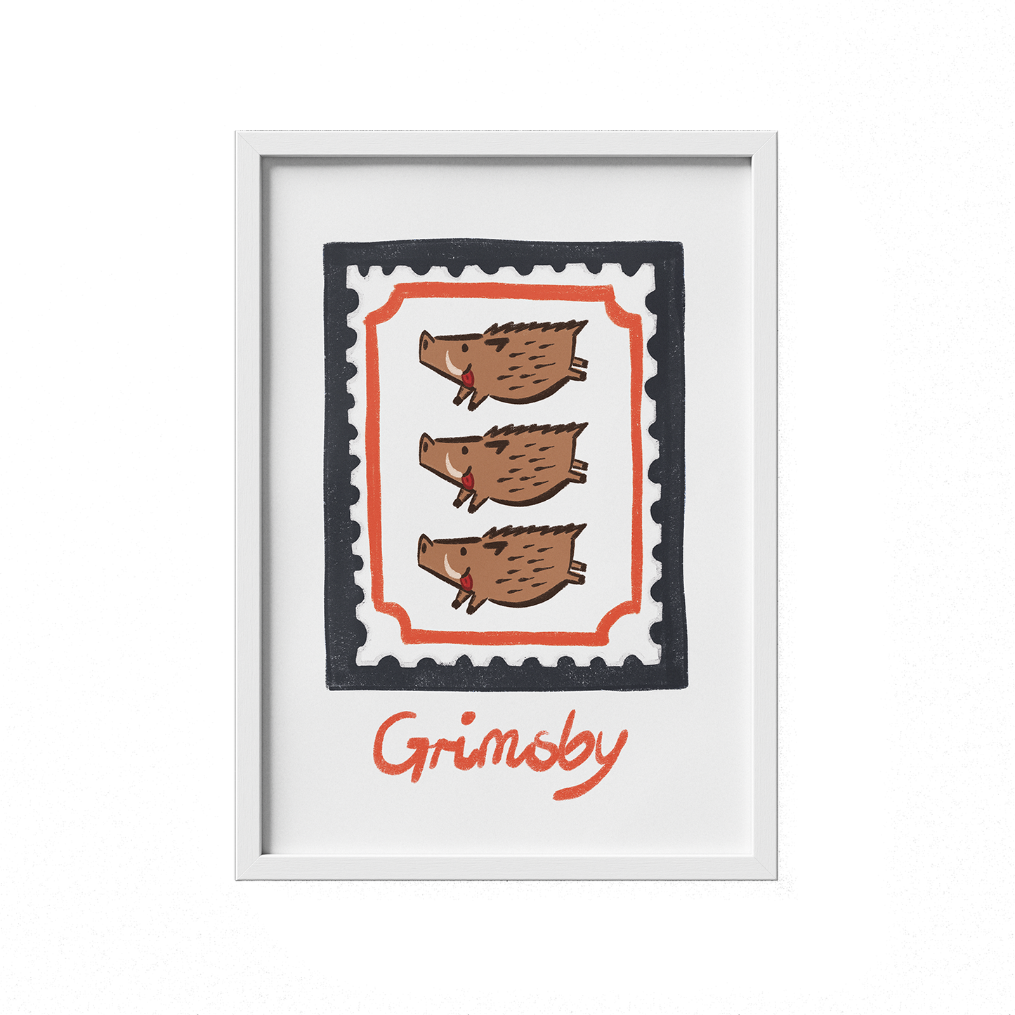 Poster Mockup Stamp Grimsby