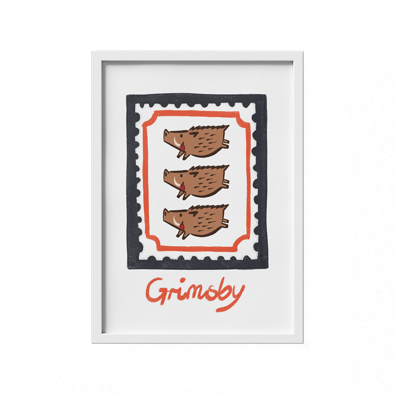 Poster Mockup Stamp Grimsby